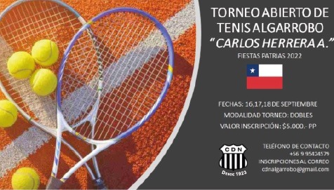 Flyer Torneo Tenis